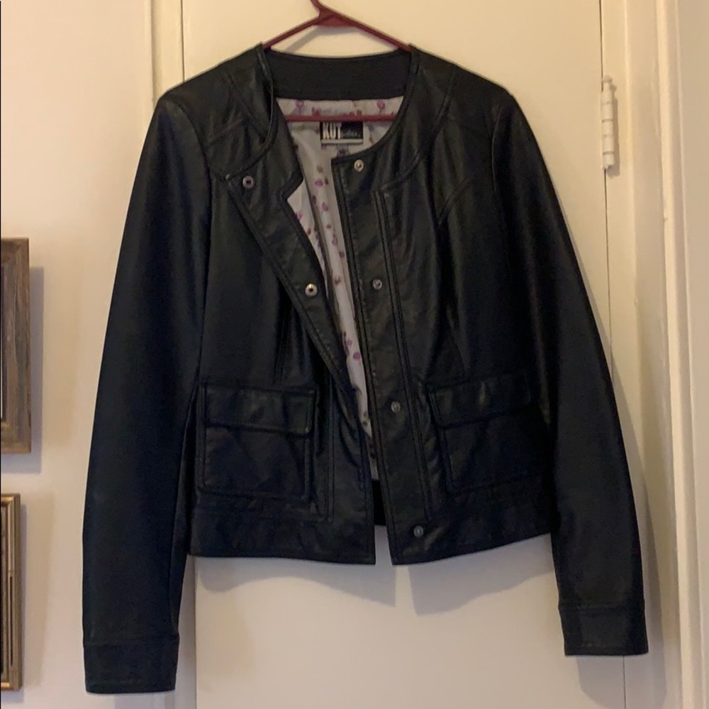 Nice faux leather jacket